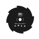 8 Teeth Steel Blade