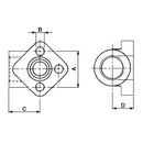 3 Hole Steel Elbow - To Suit Group 2 Pumps - 30mm - AMAIreland - 