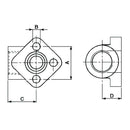 3 Hole Steel Elbow - To Suit Group 2 Pumps