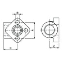 3 Hole Steel Elbow - To Suit Group 2 Pumps - 40mm - AMAIreland - 