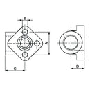 3 Hole Steel Elbow - To Suit Group 2 Pumps