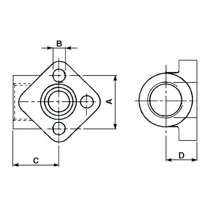 3 Hole Steel Elbow - To Suit Group 2 Pumps - 56mm - AMAIreland - 