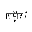 3 Way Flow Divertor - 3/8" BSP