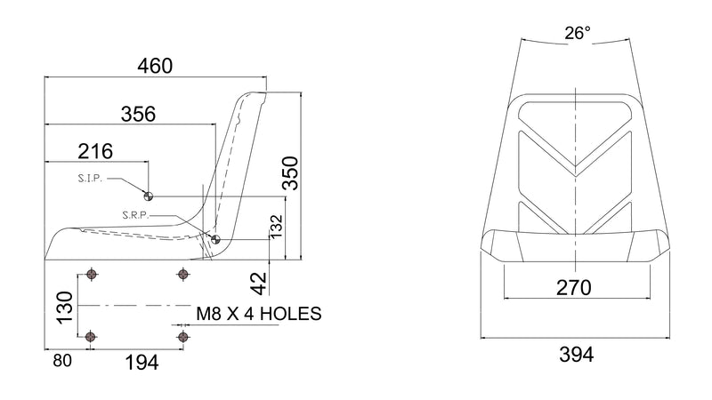 Garden Tractor Seats