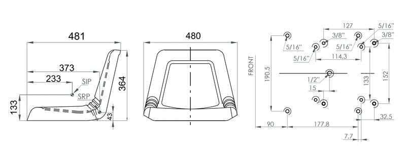 Garden Tractor Seat