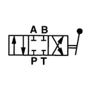 4 Way Flow Divertor - 3/8" BSP