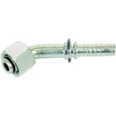 45° Female Insert - Metric 24° Seat - Hose Size 1/2"