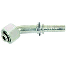 45° Female Insert - Metric 24° Seat - Hose Size 1/4"