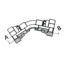 45° Swept Female Elbow - 3/8" - AMAIreland - 