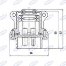 4 Pin Plug - 6/12V - AMAIreland - 