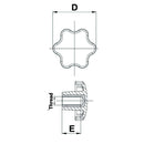 6 Sided Knobs with Female Thread - M10 - AMAIreland - 