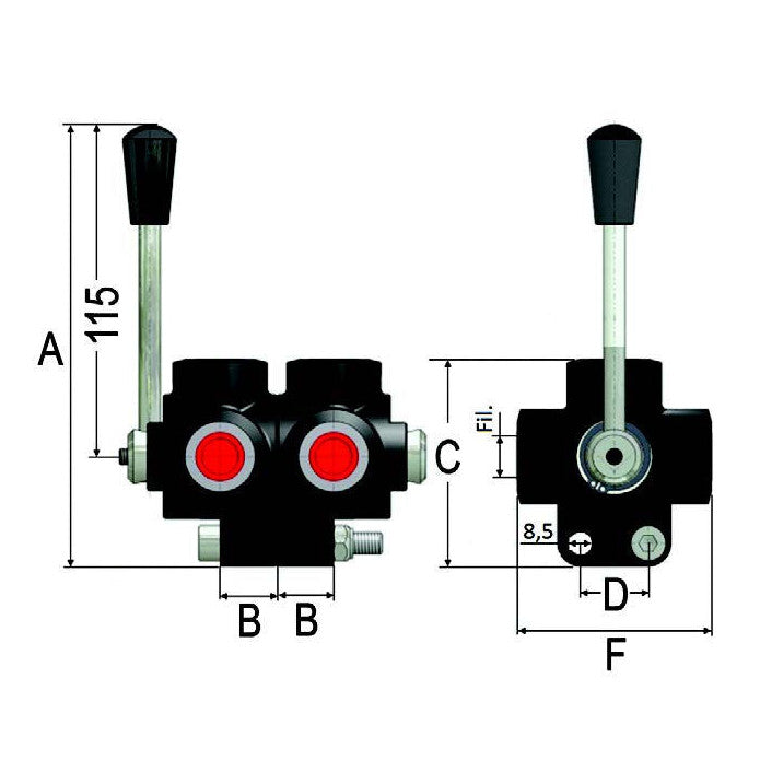 6 Way Flow Diverters 3/8"BSP - AMAIreland - 