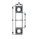 6311-2RS Series Radial Ball Bearing C3