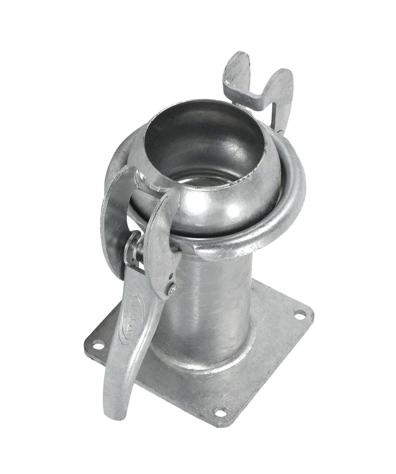 Male End with 4 Bolt Flange - 4"