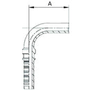 90° Standpipe Insert - Hose Size 1/4" - AMAIreland - 