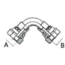 90° Swept Female Elbow - 1/2" - AMAIreland - 