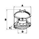 Air Filter - Universal Fitting Pre Cleaner Assembly - External ø 270mm - AMAIreland - 