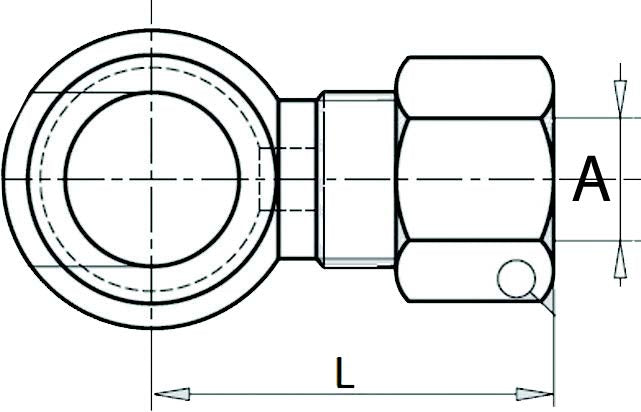 Banjo Coupling - 1/4" - AMAIreland - 