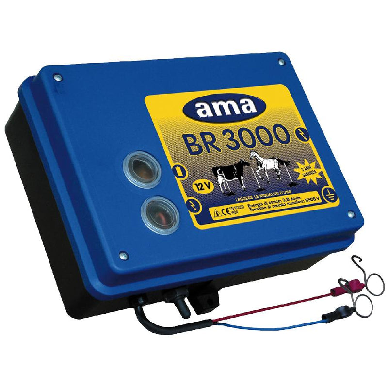 Battery Electric Fence Unit - Ama BR3000 (12V) - AMAIreland - 