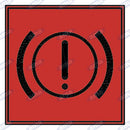 Brake Failures Warning Light - Square Red - AMAIreland - 