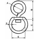 Chain Swivel - Galvanised - Thickness 6mm - AMAIreland - 