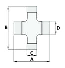 Cross Units for Wide Angle Shaft - CAT 8 - AMAIreland - 