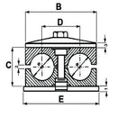 Double Hose Clamp Ø 15mm - AMAIreland - 