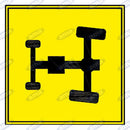 Double Traction Inserted Warning Light - Square Yellow - AMAIreland - 