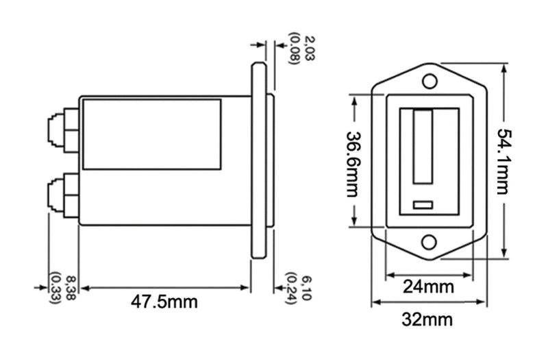 Electric Rectangular Hour Counter - AMAIreland - 