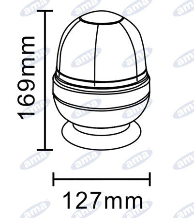 Halogen Rotating Magnetic Beacon - AMAIreland - 