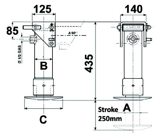 Hydraulic Jack 65mm - AMAIreland - 