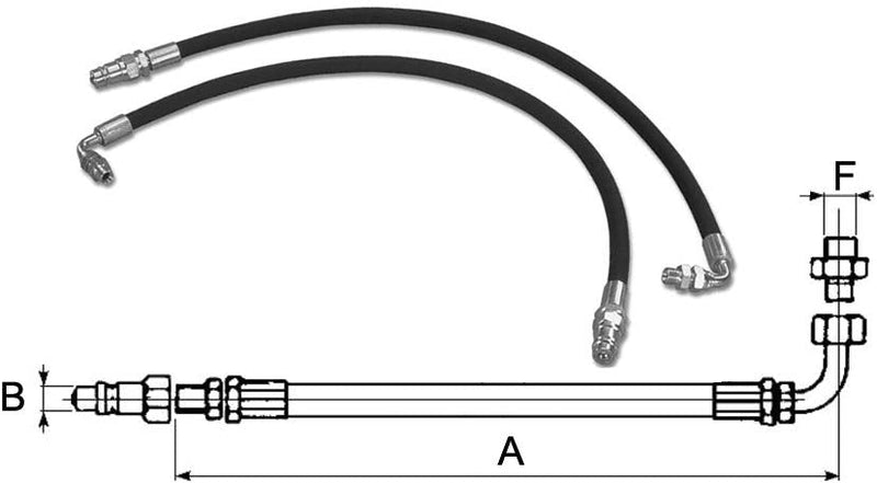 Hydraulic Top Link Hose - AMAIreland - 