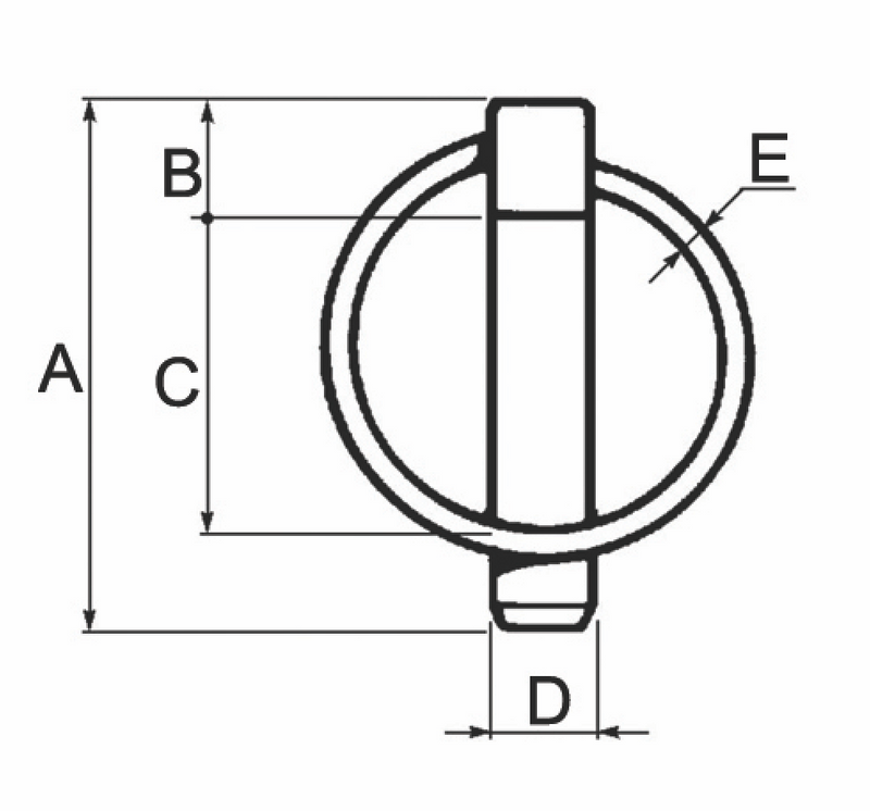 Linch Pin - Pin ø 4.5mm - AMAIreland - 