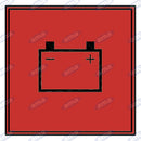 Low Battery Square Warning Light - Red - AMAIreland - 