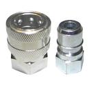 Quick Release Coupling 3/8" Female & Male Kit - Chromed Steel - AMAIreland - 