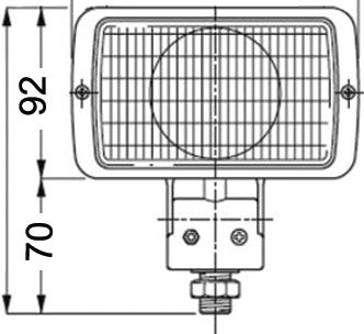 Rectangular Work Lamp - AMAIreland - 