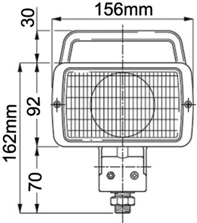 Rectangular Work Lamp - AMAIreland - 