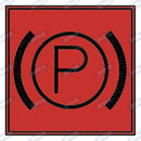 Red Hand Brake Warning Light - Square - AMAIreland - 