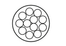 Galvanised Wire Rope / Cable - 12 Wires