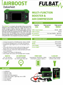 FULBAT Airbost -  Booster & Air Compressor