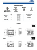 2 Piece LED Headlight Kit - with 3 Brackets for Multiple Applications