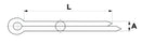 Split Pin - 4mm x 40mm - AMAIreland - 