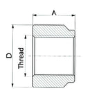 Threaded Bushing Inlet for Cylinder M18x1.5 - AMAIreland - 