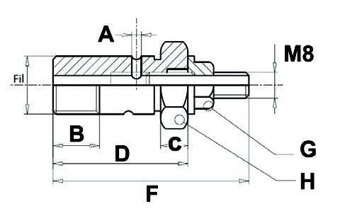 Throttle Screw 3/8"BSP - AMAIreland - 