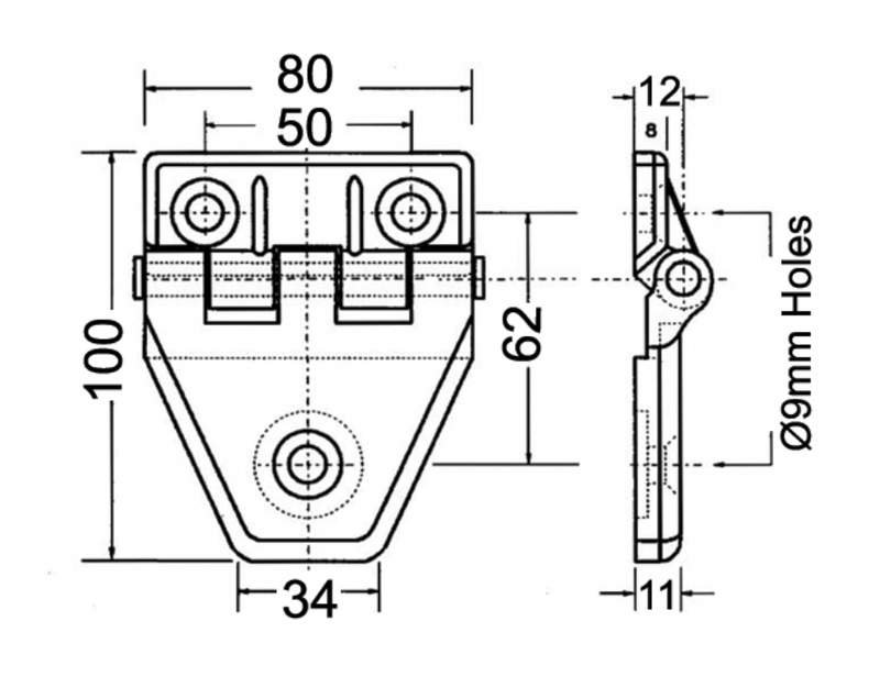 Universal Door Hinge - AMAIreland - 