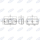 Universal Fitting Rear Lamp - Without Reflector - AMAIreland - 