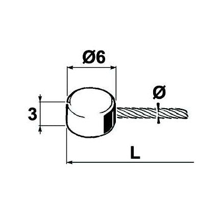 Accelerator Cable - Flat Head - AMAIreland - 