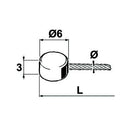 Accelerator Cable - Flat Head