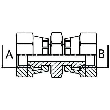 Adaptor Equal Female / Female - 1" - AMAIreland - 