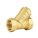 Y-Shaped Brass Strainer Filter - 1/2" BSP Thread Female (Economy)